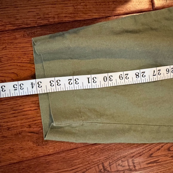 Zara Women Chinos Linen Cropped Pants S - Picture 6 of 8